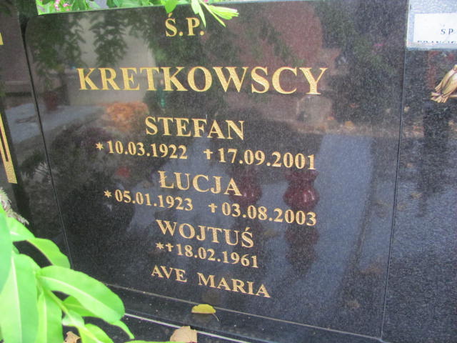 Stefan Kretkowski 1922 Elbląg - Grobonet - Wyszukiwarka osób pochowanych