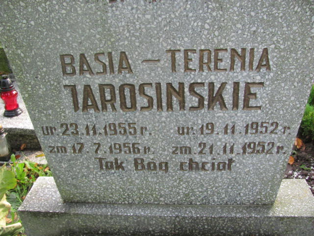 Teresa Jarosińska 1952 Elbląg - Grobonet - Wyszukiwarka osób pochowanych