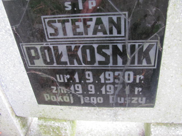 Stefan Półkosnik 1930 Elbląg - Grobonet - Wyszukiwarka osób pochowanych