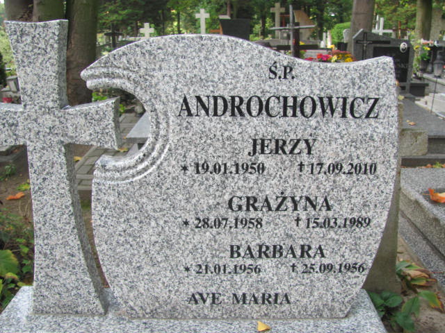 Jerzy Jan Androchowicz 1950 Elbląg - Grobonet - Wyszukiwarka osób pochowanych