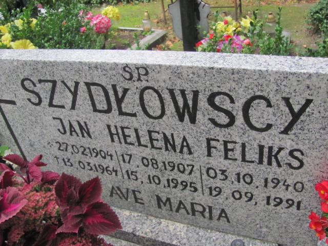 Helena Szydłowska 1907 Elbląg - Grobonet - Wyszukiwarka osób pochowanych