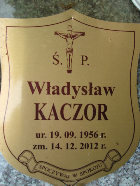 Tomasz Kaczor 1985 Elbląg - Grobonet - Wyszukiwarka osób pochowanych