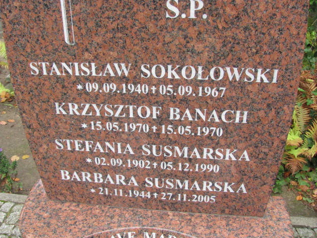 Barbara Susmarska 1944 Elbląg - Grobonet - Wyszukiwarka osób pochowanych