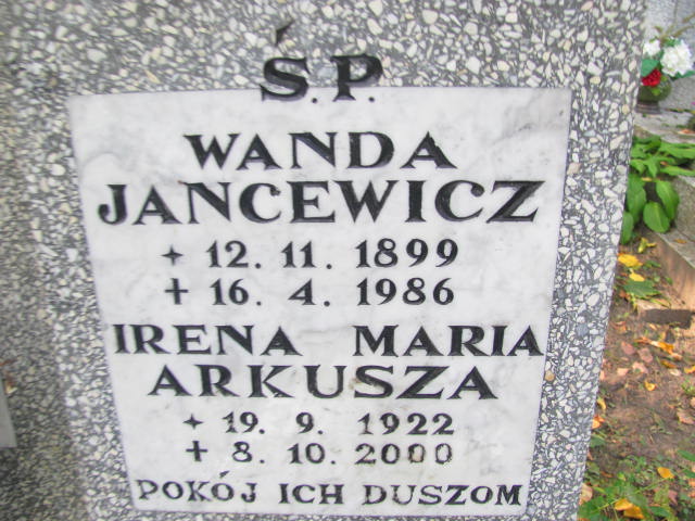 Irena Maria Arkusza 1922 Elbląg - Grobonet - Wyszukiwarka osób pochowanych