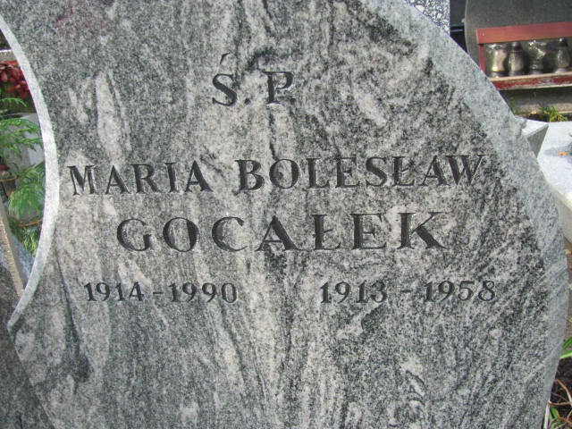 Maria Gocałek 1914 Elbląg - Grobonet - Wyszukiwarka osób pochowanych