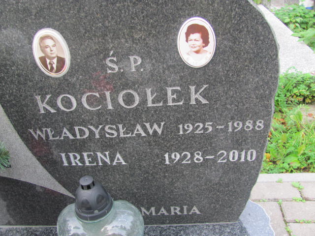 Irena Kociołek 1928 Elbląg - Grobonet - Wyszukiwarka osób pochowanych