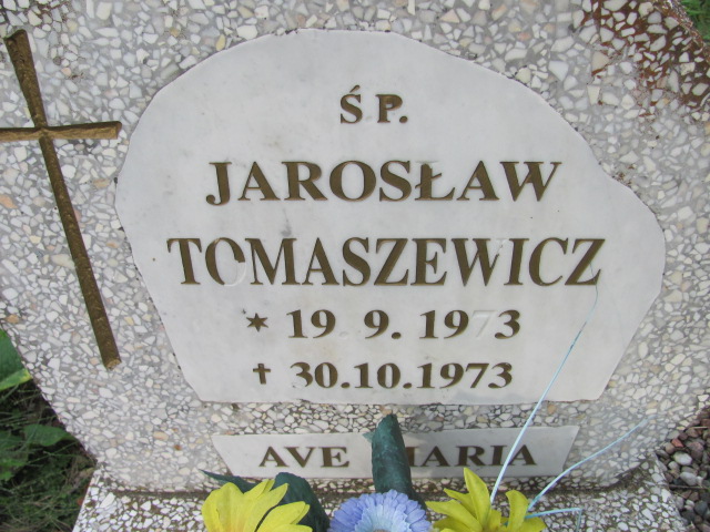 Jarosław Tomaszewicz 1973 Elbląg - Grobonet - Wyszukiwarka osób pochowanych