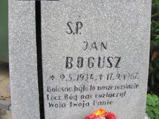 Jan Bogusz 1934 Elbląg - Grobonet - Wyszukiwarka osób pochowanych