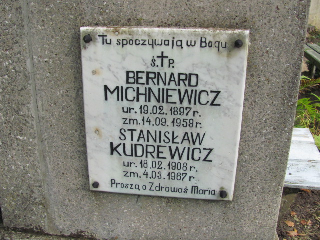 Bernard Michniewicz 1897 Elbląg - Grobonet - Wyszukiwarka osób pochowanych