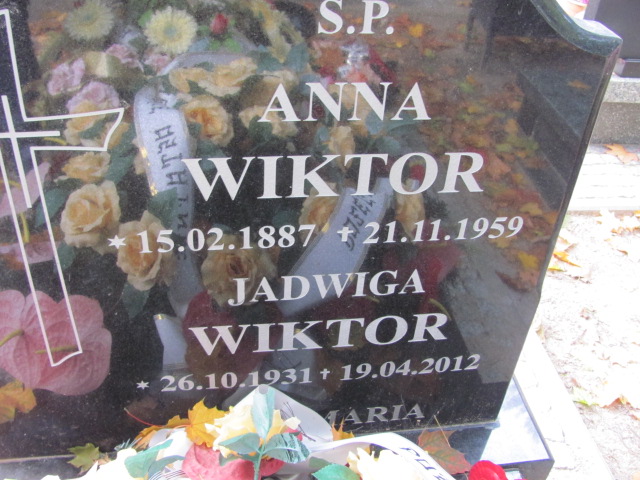 Anna Wiktor 1887 Elbląg - Grobonet - Wyszukiwarka osób pochowanych