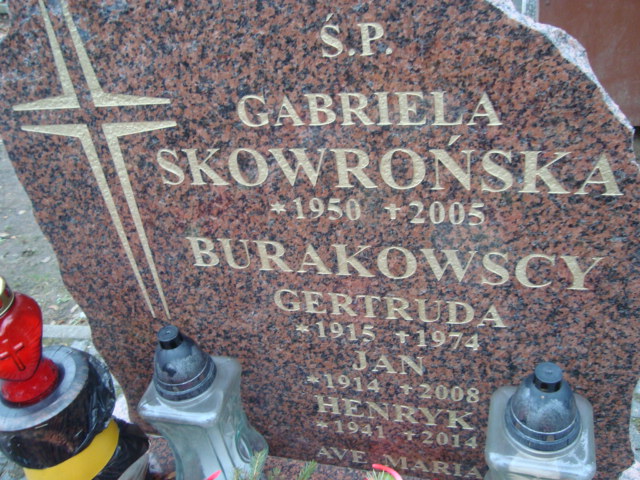 Gabriela Skowrońska 1950 Elbląg - Grobonet - Wyszukiwarka osób pochowanych