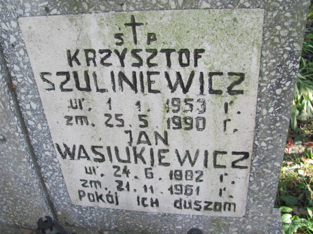 Jan Wasiukiewicz 1882 Elbląg - Grobonet - Wyszukiwarka osób pochowanych