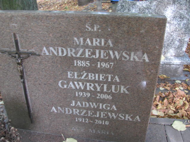 Jadwiga Elżbieta Andrzejewska 1912 Elbląg - Grobonet - Wyszukiwarka osób pochowanych