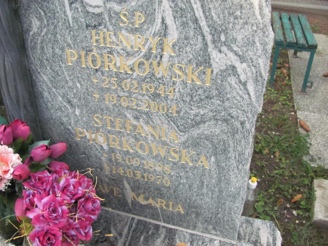 Stefania Piórkowska 1898 Elbląg - Grobonet - Wyszukiwarka osób pochowanych