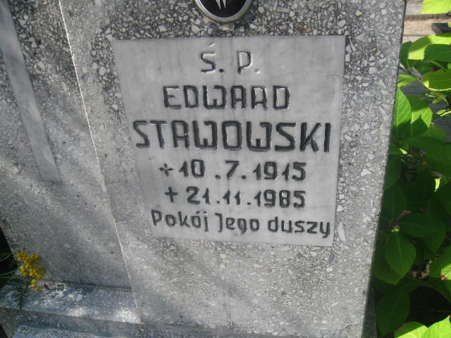 Edward Stawowski 1915 Elbląg - Grobonet - Wyszukiwarka osób pochowanych