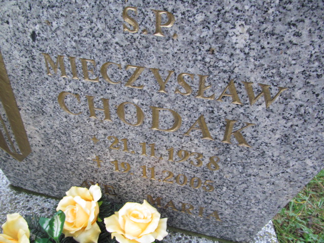 Mieczysław Chodak 1938 Elbląg - Grobonet - Wyszukiwarka osób pochowanych