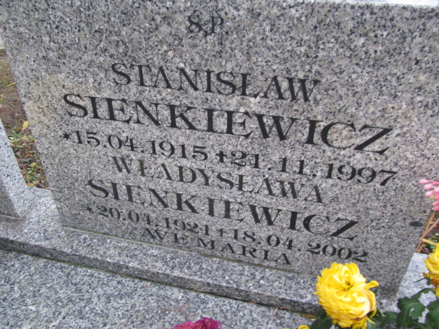 Stanisław Sienkiewicz 1915 Elbląg - Grobonet - Wyszukiwarka osób pochowanych