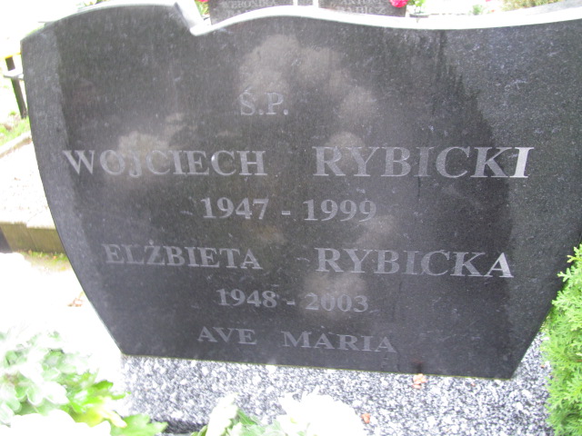 Elżbieta Rybicka 1948 Elbląg - Grobonet - Wyszukiwarka osób pochowanych