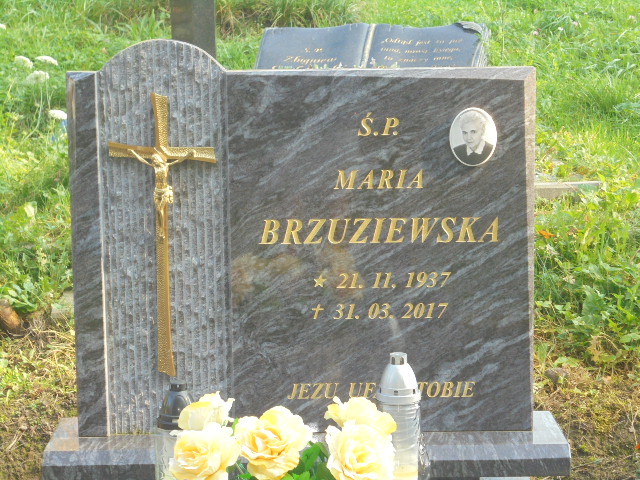 Maria Brzuziewska 1937 Elbląg - Grobonet - Wyszukiwarka osób pochowanych