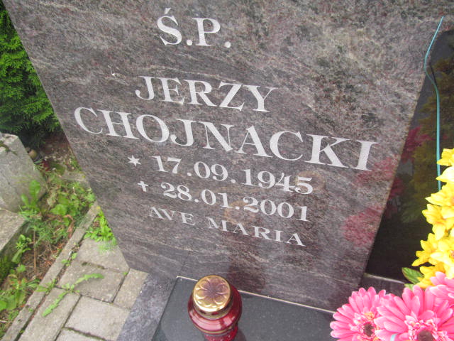 Jerzy Chojnacki 1945 Elbląg - Grobonet - Wyszukiwarka osób pochowanych