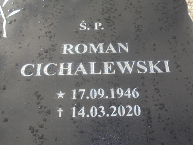 Roman Cichalewski 1949 Elbląg - Grobonet - Wyszukiwarka osób pochowanych