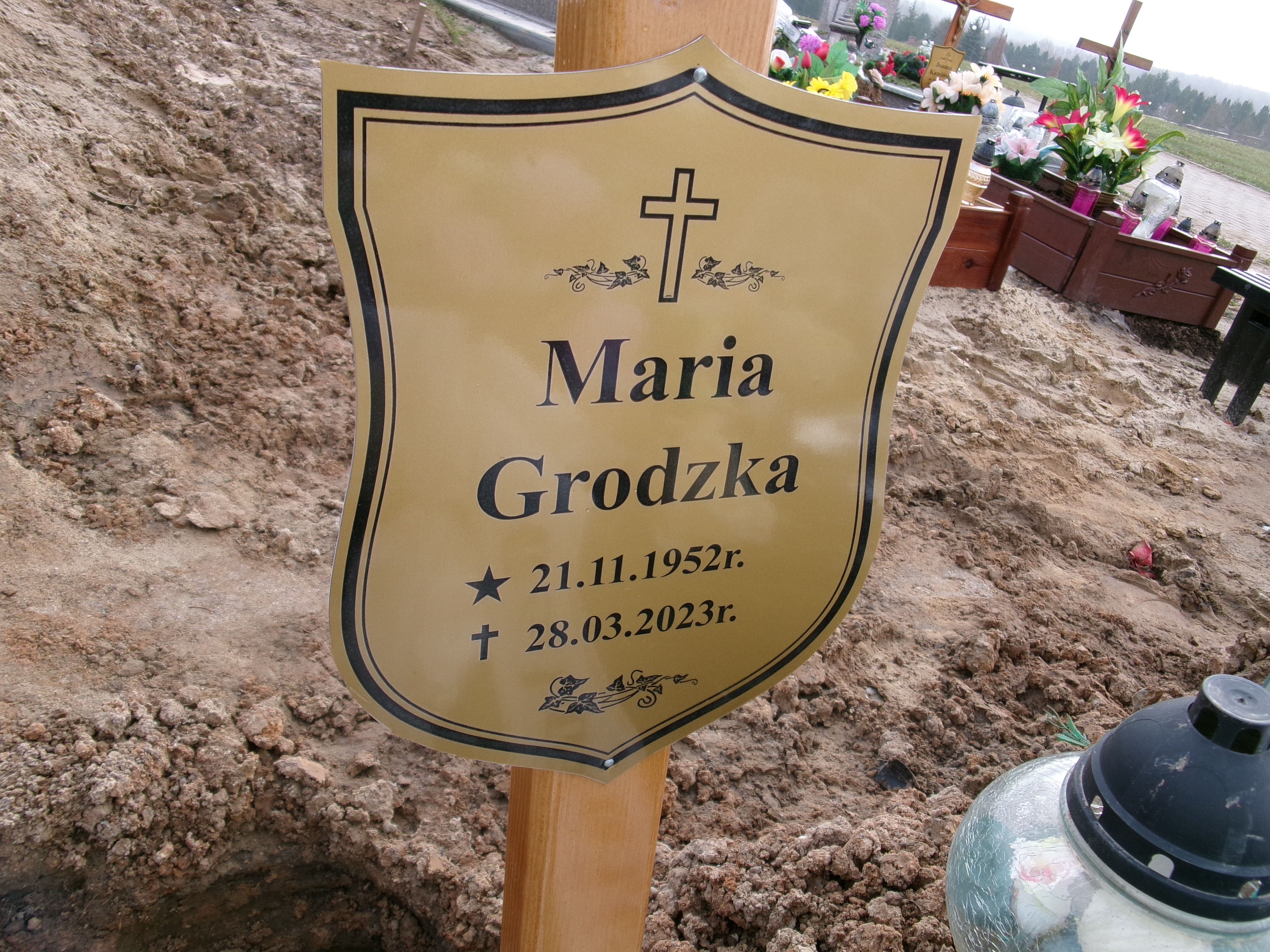 Maria  Elżbieta Grodzka 1952 Elbląg - Grobonet - Wyszukiwarka osób pochowanych