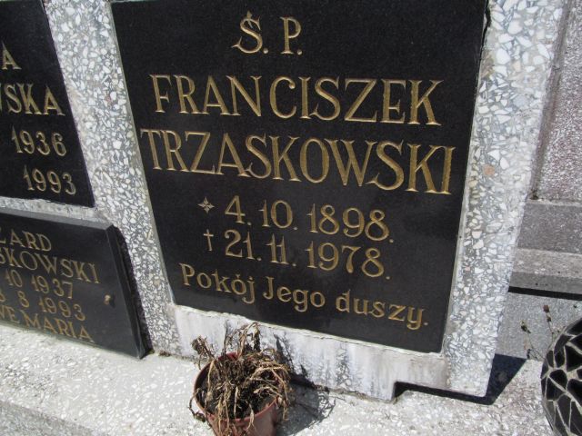 Franciszek Trzaskowski 1898 Elbląg - Grobonet - Wyszukiwarka osób pochowanych