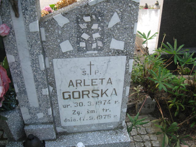 Arleta Górska 1974 Elbląg - Grobonet - Wyszukiwarka osób pochowanych