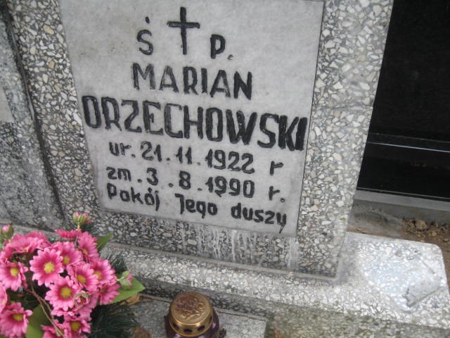 Marian Orzechowski 1922 Elbląg - Grobonet - Wyszukiwarka osób pochowanych