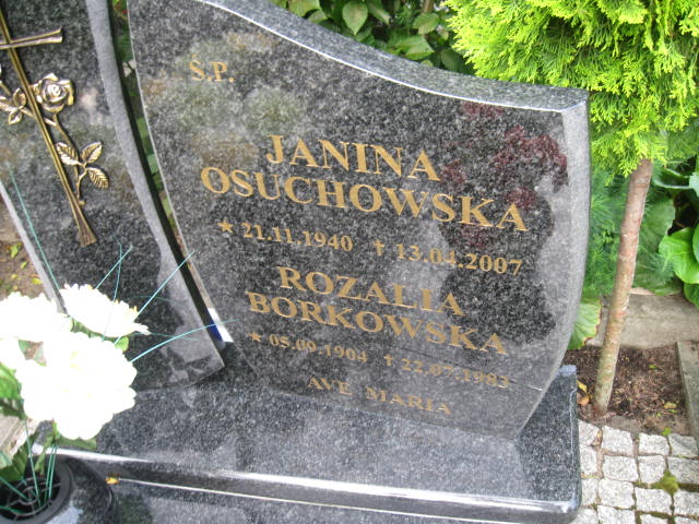 Janina Osuchowska 1940 Elbląg - Grobonet - Wyszukiwarka osób pochowanych